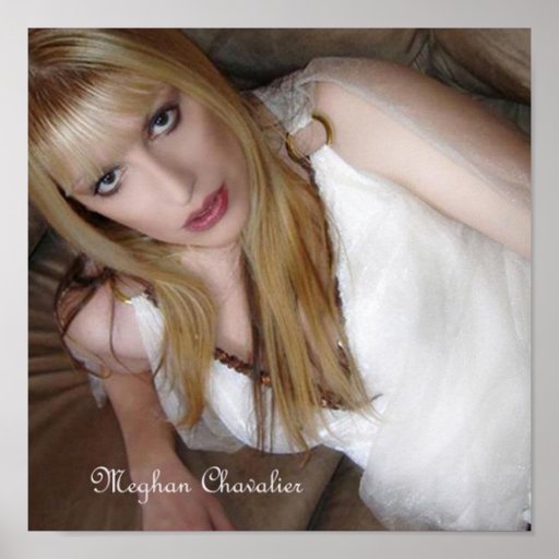 Meghan Chavalier Customized Poster Zazzle