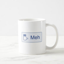 Meh - Facebook Coffee Mug