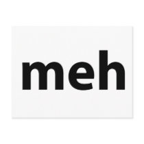 meh postcards