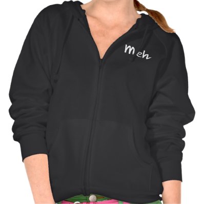 Meh  Women&#39;s Fleece Raglan zip hoodie