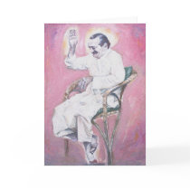 Meher Baba laughing, CARD (blank message) by rosie7 Meher Baba laughing, CARD (blank message)