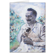 Meher Baba with Puppy cards by rosie7 Meher Baba with Puppy cards