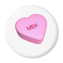 MehHeart Fridge Magnet