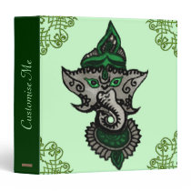 Mehndi Ganesha (Green) Binder