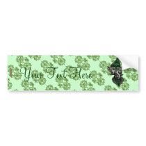 Mehndi Ganesha (Green) Bumper Sticker