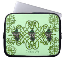 Mehndi Ganesha (Green) Laptop Sleeves