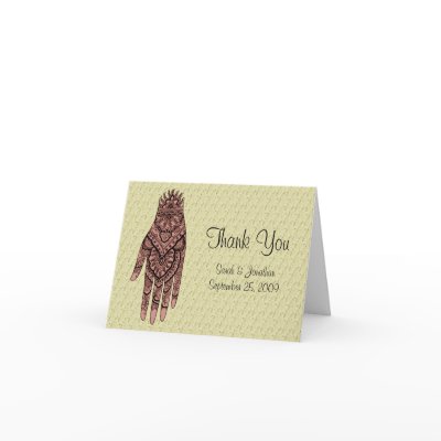 wedding thank you card designs. Wedding Thank You Card by