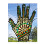 Mehndi Hand Postcard