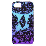 Mehndi Henna Blue Mix iPhone 5 Cover