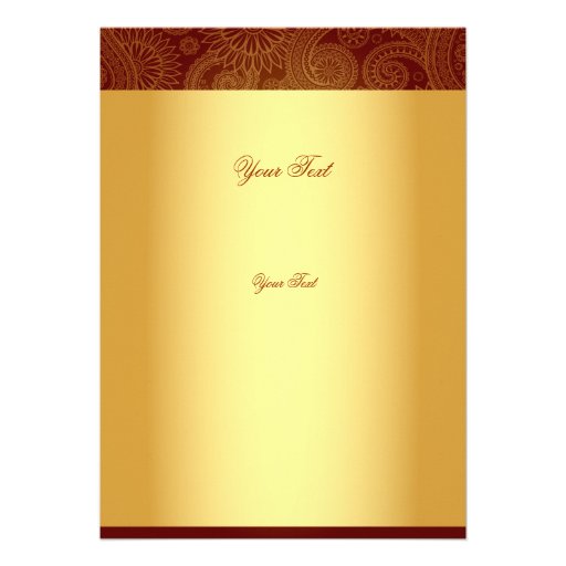 Mehndi / Henna Invitation Card