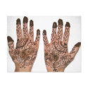 Mehndi Party Invitation postcards
