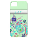 Mehndi pattern design monogram iphone5 covers iPhone 5 cover
