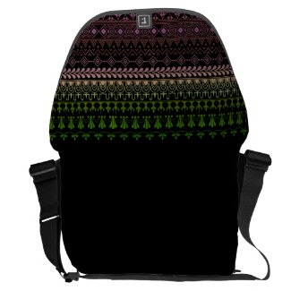mehndi rainbow pattern commuter bags