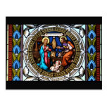 Mehrerau Collegiumskapelle Chapel Window Nativity Postcard
