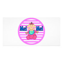 Mei Mei Little Sister Photo Card Template