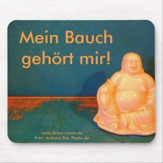 Mein Bauch gehört mir! mousepad