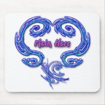 Mein Herz Mousepad (German) by heartstore Mein Herz Mousepad (German)