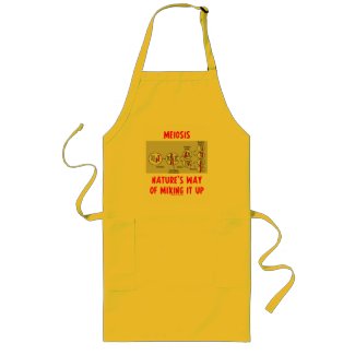 Meiosis Nature's Way Of Mixing It Up zazzle_apron