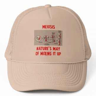 Meiosis Nature's Way Of Mixing It Up zazzle_hat