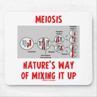 Meiosis Nature's Way Of Mixing It Up zazzle_mousepad