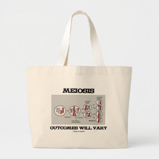 Meiosis Outcomes Will Vary (Meiosis Humor) Tote Bag