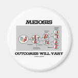 Meiosis Outcomes Will Vary (Meiosis Humor) Magnet