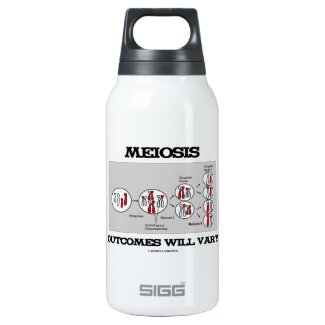 Meiosis Outcomes Will Vary (Meiosis Humor) 10 Oz Insulated SIGG Thermos Water Bottle