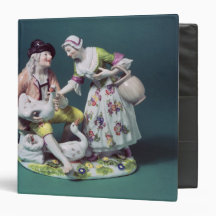 Meissen figure of a poultry seller, c.1750 vinyl binder