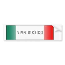 Mejico Flag Bumper Stickers