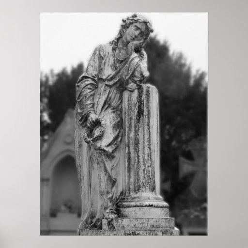 Melancholy Angel Poster Zazzle