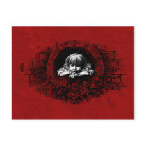 Melancholy Baby Gothic Art Postcard by darkdreams Melancholy Baby Gothic Art Postcard