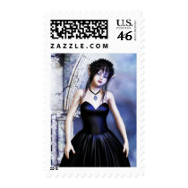 Melancholy Day Dreams Gothic Art Postage Stamps
