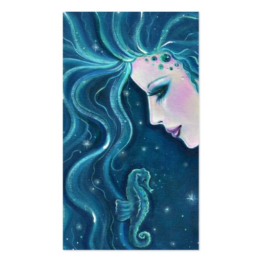 Melandrea mermaid Business cards By Renee (back side)
