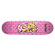 Melanie 02 ~ Custom Graffiti Art Pro Skateboard by Madfrax Melanie 02 ~ Custom Graffiti Art Pro Skateboard