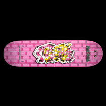 Melanie 02 ~ Custom Graffiti Art Pro Skateboard skateboards