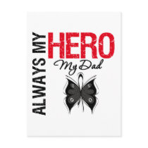 Melanoma Always My Hero My Dad Postcards