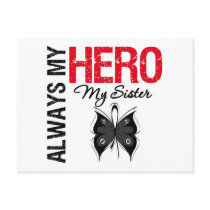 Melanoma Always My Hero My Sister Post Card