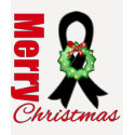Melanoma Awareness Merry Christmas Ribbon t-shirts