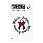 Melanoma Awareness Ribbon Postage Stamps