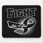 Melanoma Cancer Sporty Fight Like A Girl mousepads