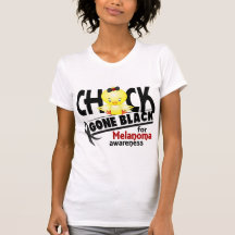 Melanoma Chick Gone Black 2 Tshirts