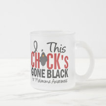 MELANOMA Chick Gone Black Mug