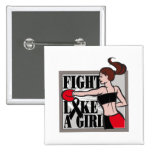 Melanoma Fight Like A Girl Boxer buttons
