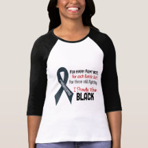 Melanoma For Every…..I Proudly Wear Black 1 T Shirt