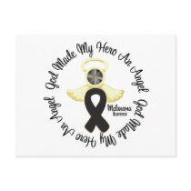 Melanoma God Made My Hero An Angel Postcard