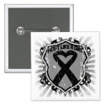 Melanoma Grunge Fight Like A Girl Armor buttons