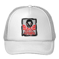 Melanoma Hope Butterfly Portrait Trucker Hat