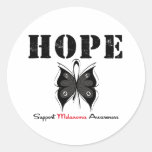 Melanoma Hope Butterfly Sticker