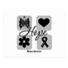 Melanoma Hope Love Inspire Awareness Post Cards
