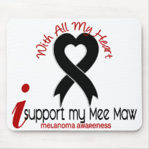 Melanoma I Support My Mee Maw Mouse Pads